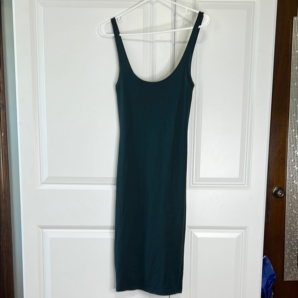 Forever 21 Green Sheath Midi Dress